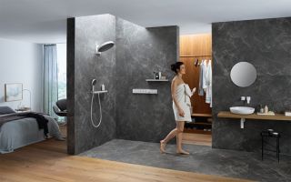 Полка  Hansgrohe Rainfinity 26844700